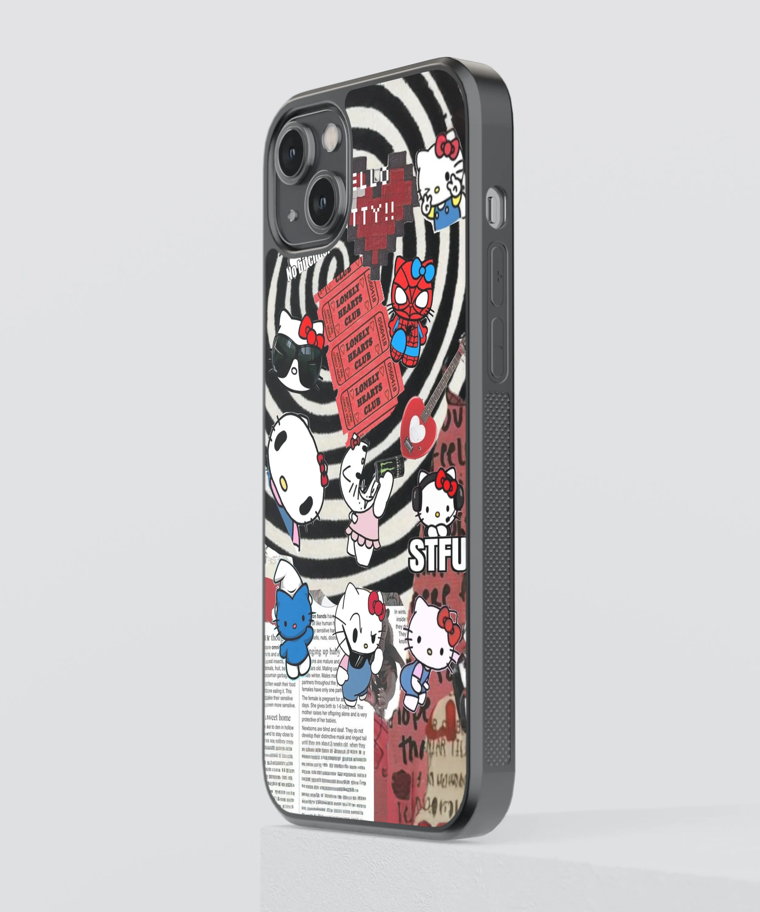 Hello Kitty Vibe Pop Culture Glass Phone Case Cover