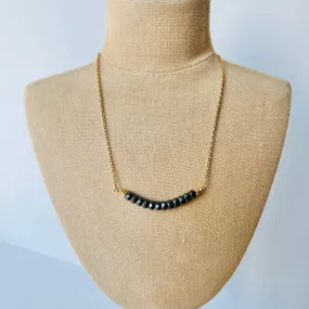 Hematite Moon Necklace