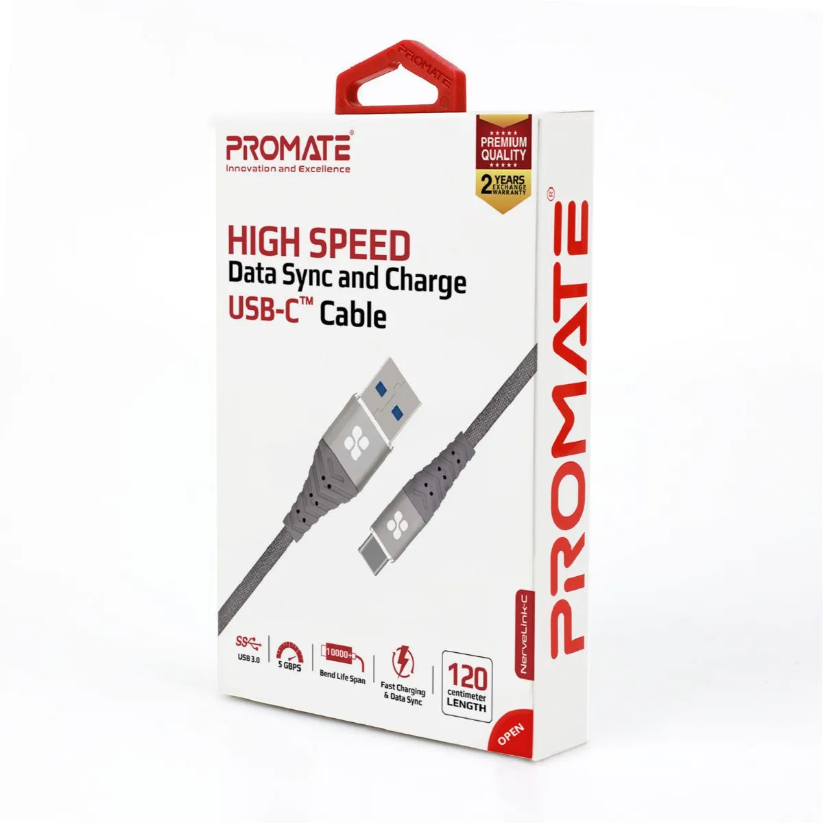 High Speed Data Sync and Charge USB-C Cable