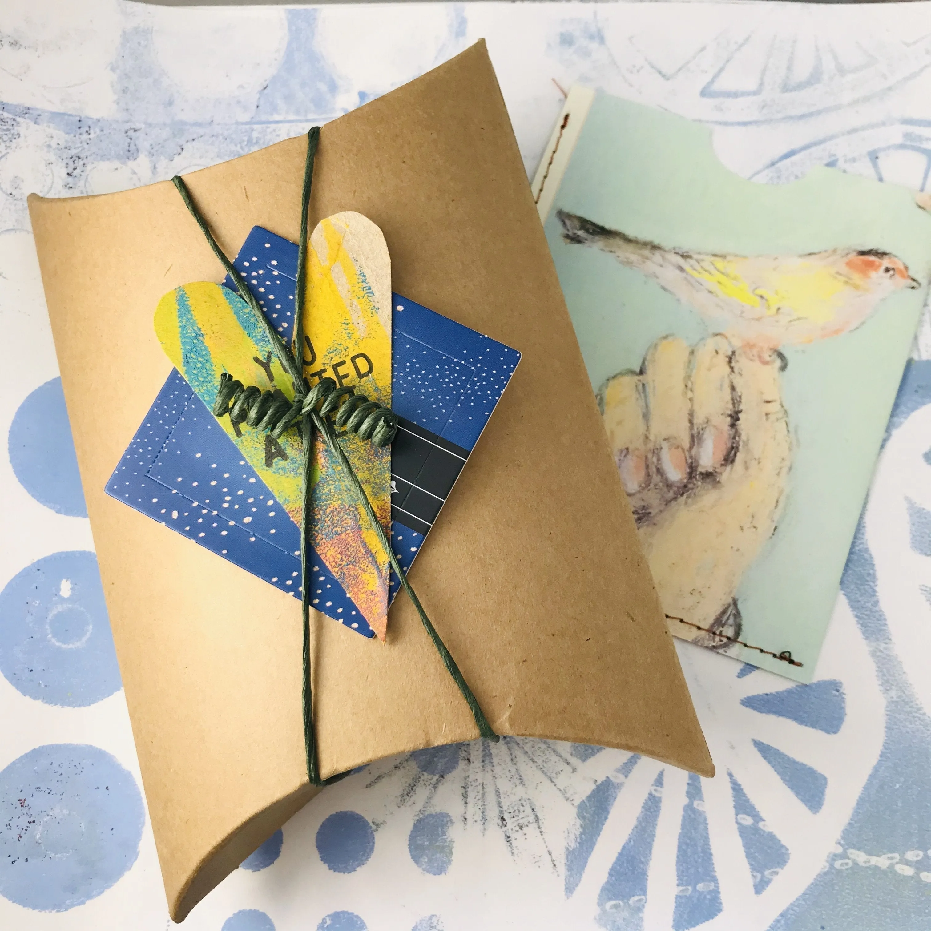 Hummingbird & Yellows Protective Eye Talisman Wall Hanging