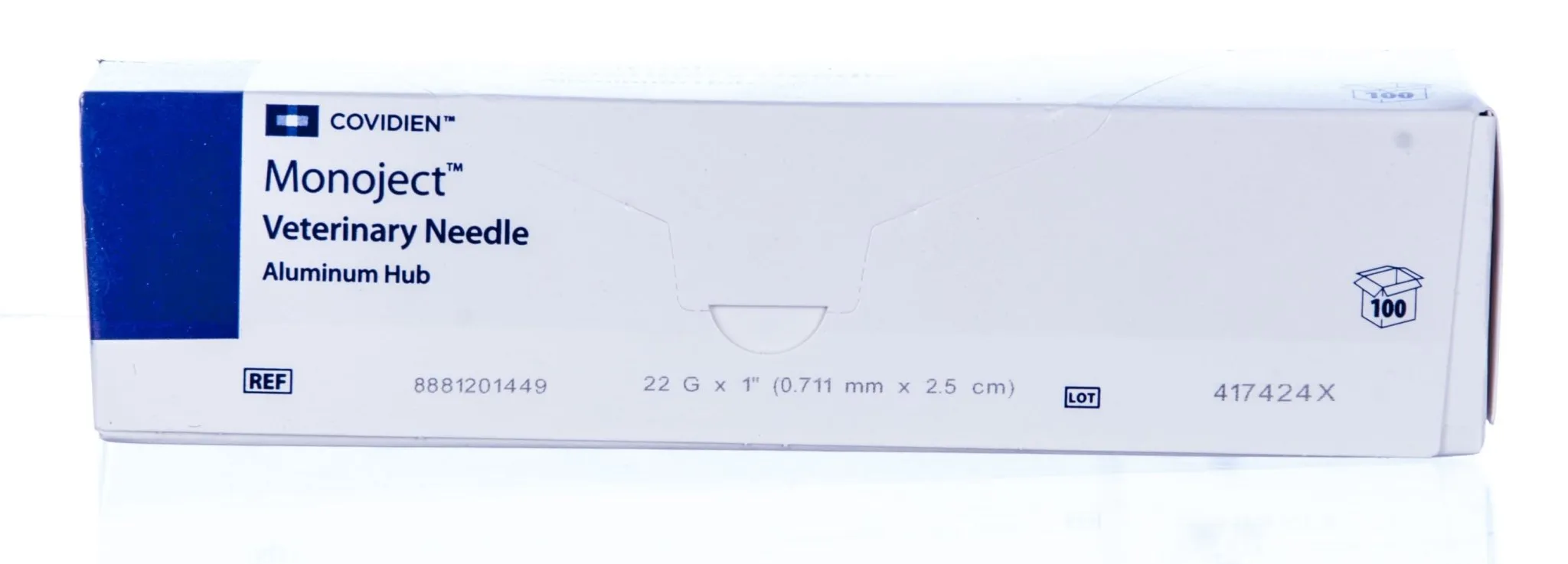 Ideal Aluminum Hub Needles, Box of 100