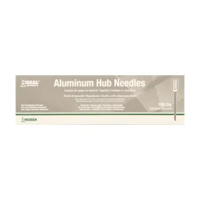 Ideal Aluminum Hub Needles, Box of 100