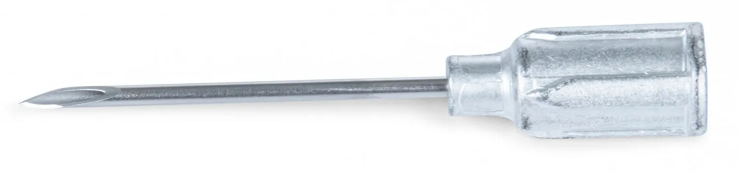 Ideal Aluminum Hub Needles, Box of 100