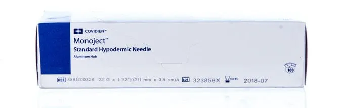 Ideal Aluminum Hub Needles, Box of 100