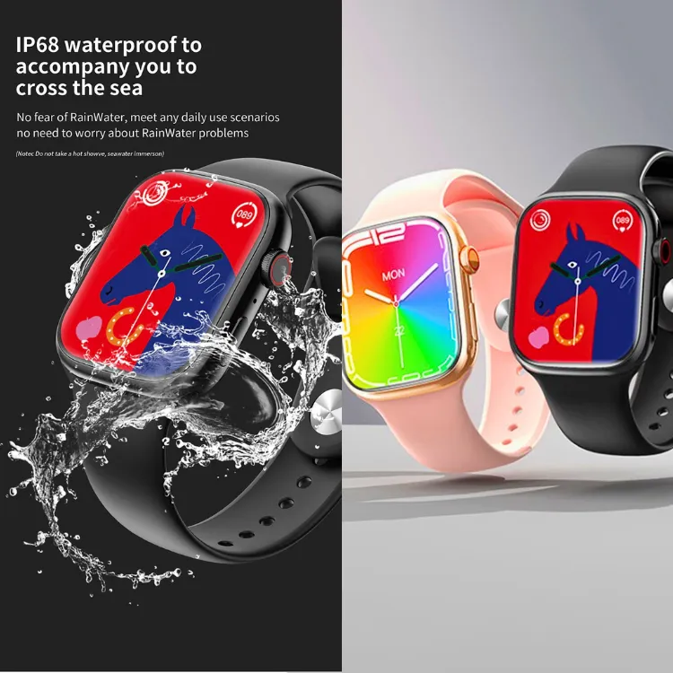 Intelligent Watch Series 9 | Infinity Display | Crown Working - 45mm | T900 Pro Max | Compatible with Apple iPhone & Android Devices