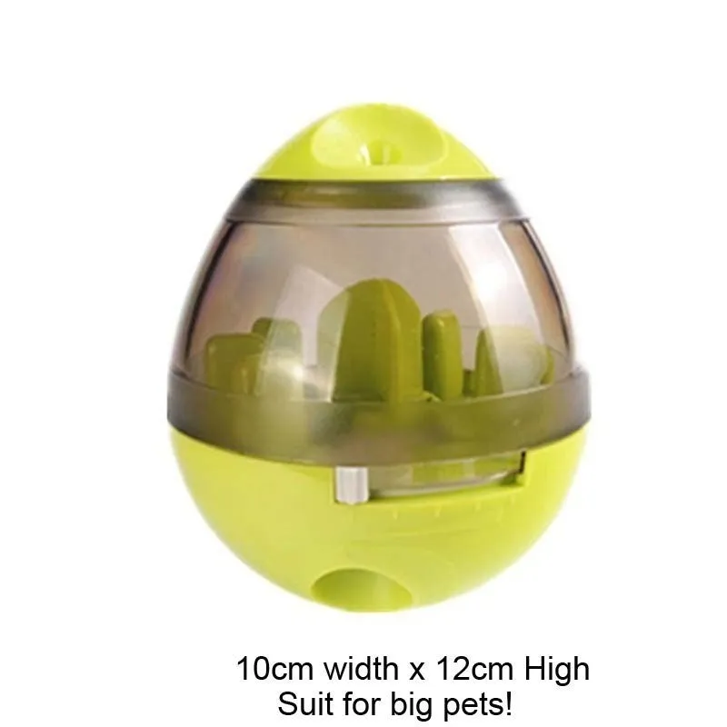 Interactive Pet Food Dispenser Dome-Shaped Toy