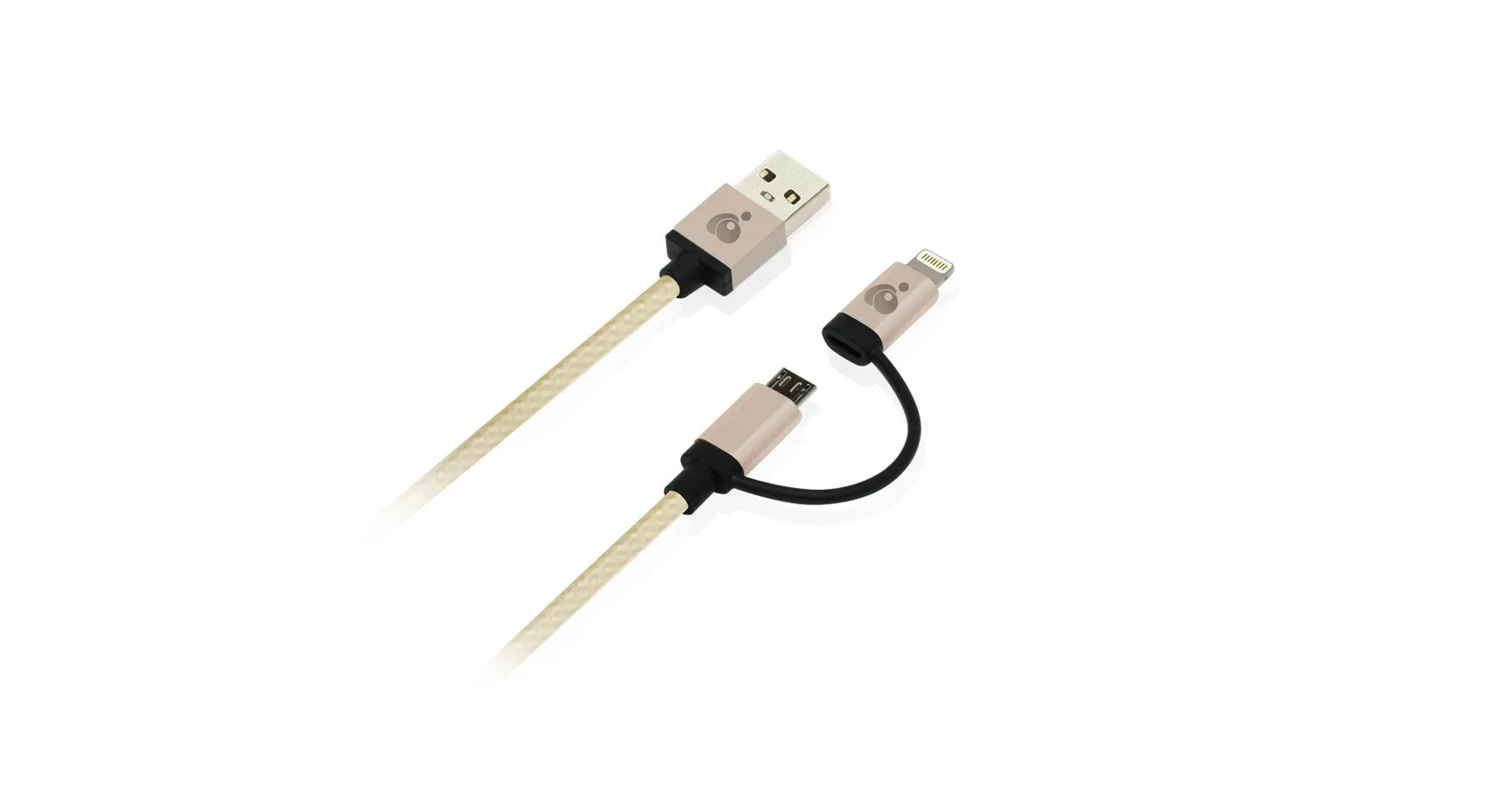 IOGear - DuoLinq 2-in-1 Charge & Sync Lightning and Micro USB Cable