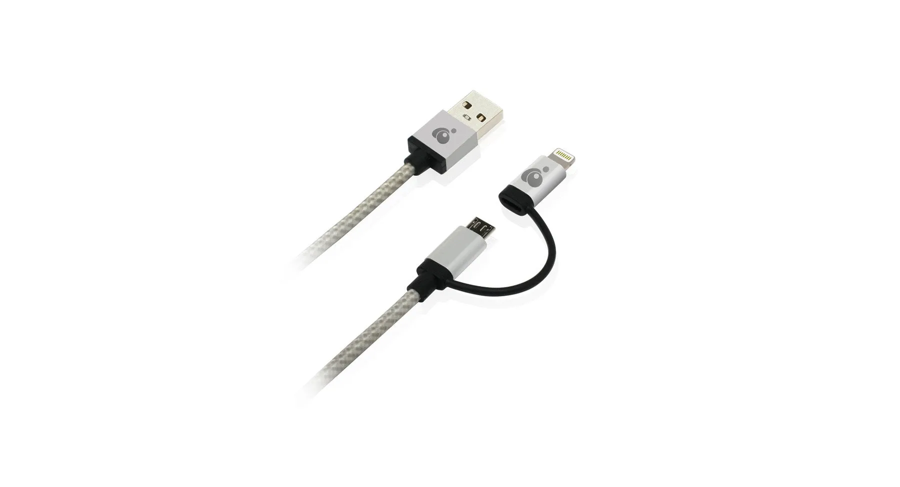 IOGear - DuoLinq 2-in-1 Charge & Sync Lightning and Micro USB Cable