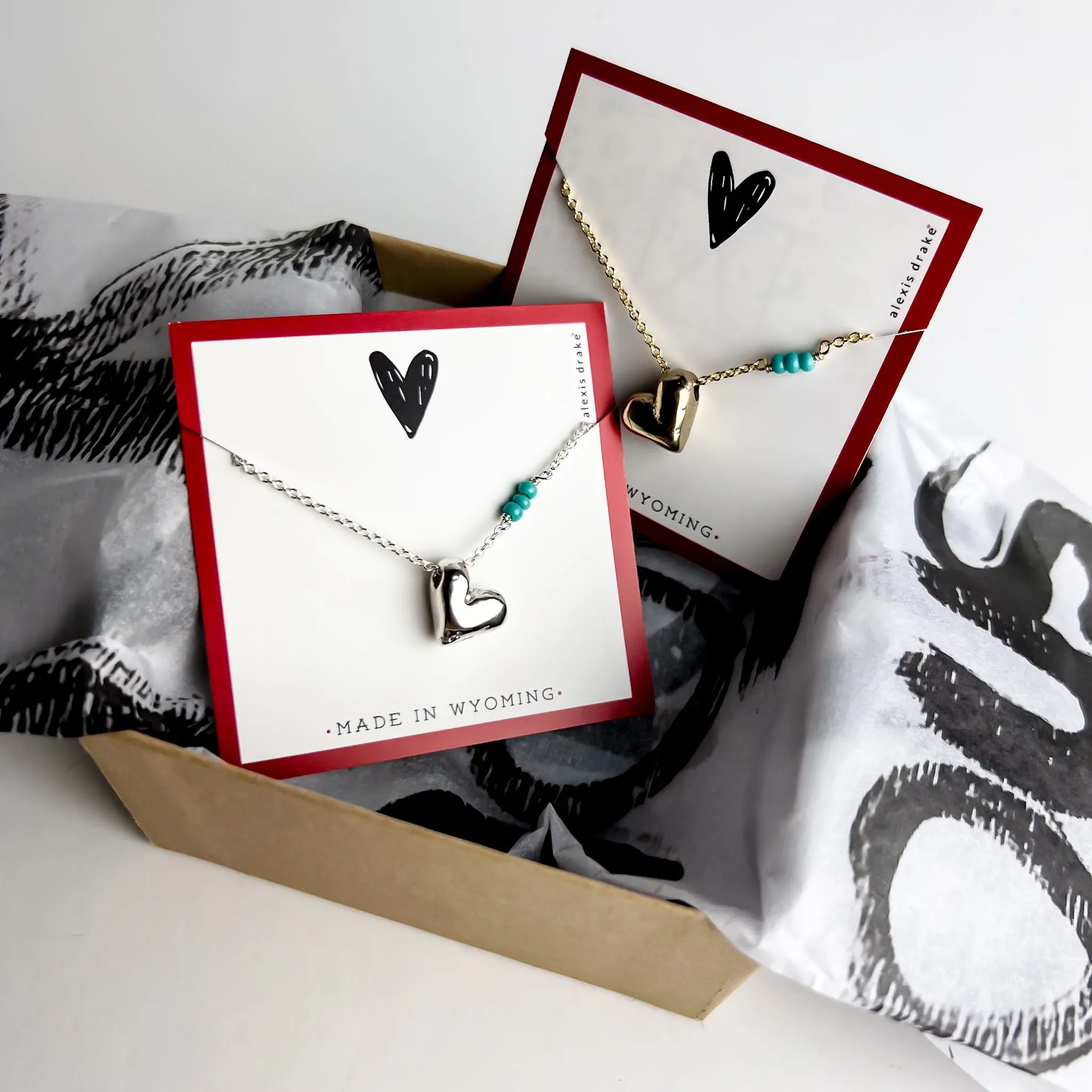 Jewelry | Puffy Heart Necklace