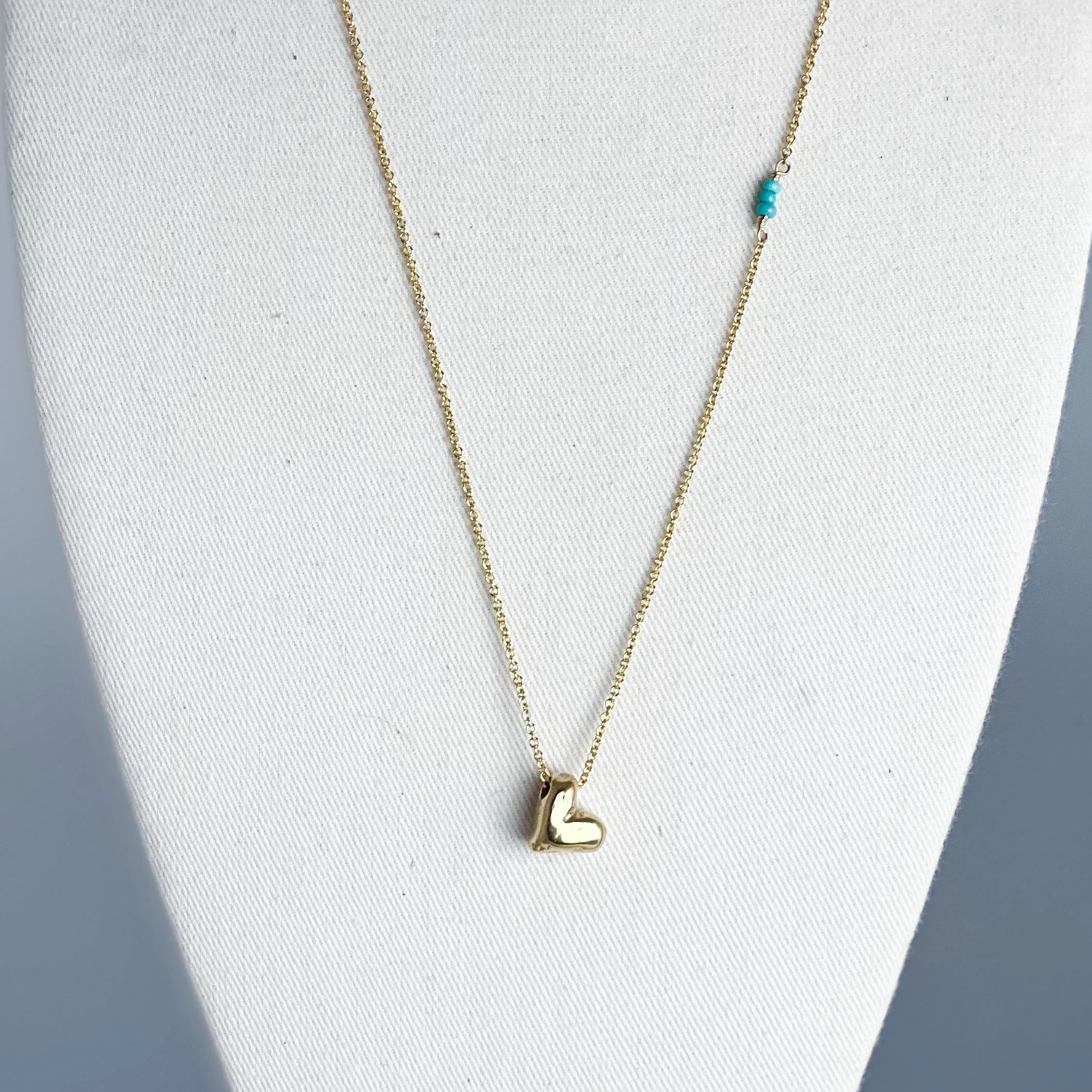 Jewelry | Puffy Heart Necklace