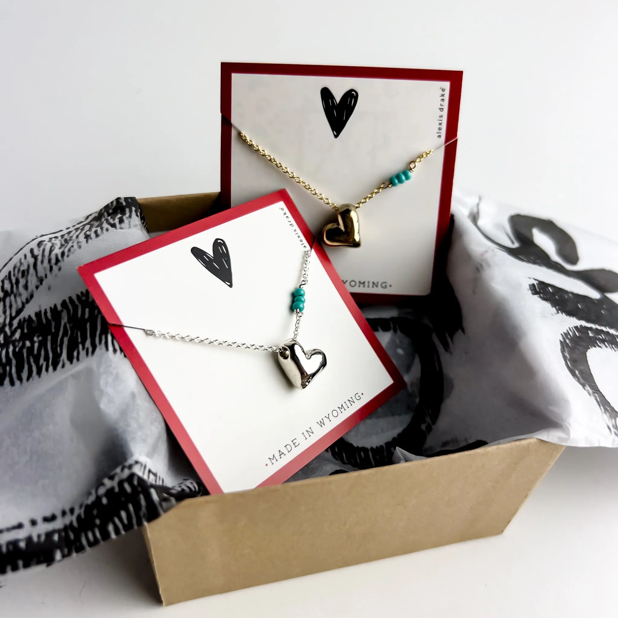 Jewelry | Puffy Heart Necklace