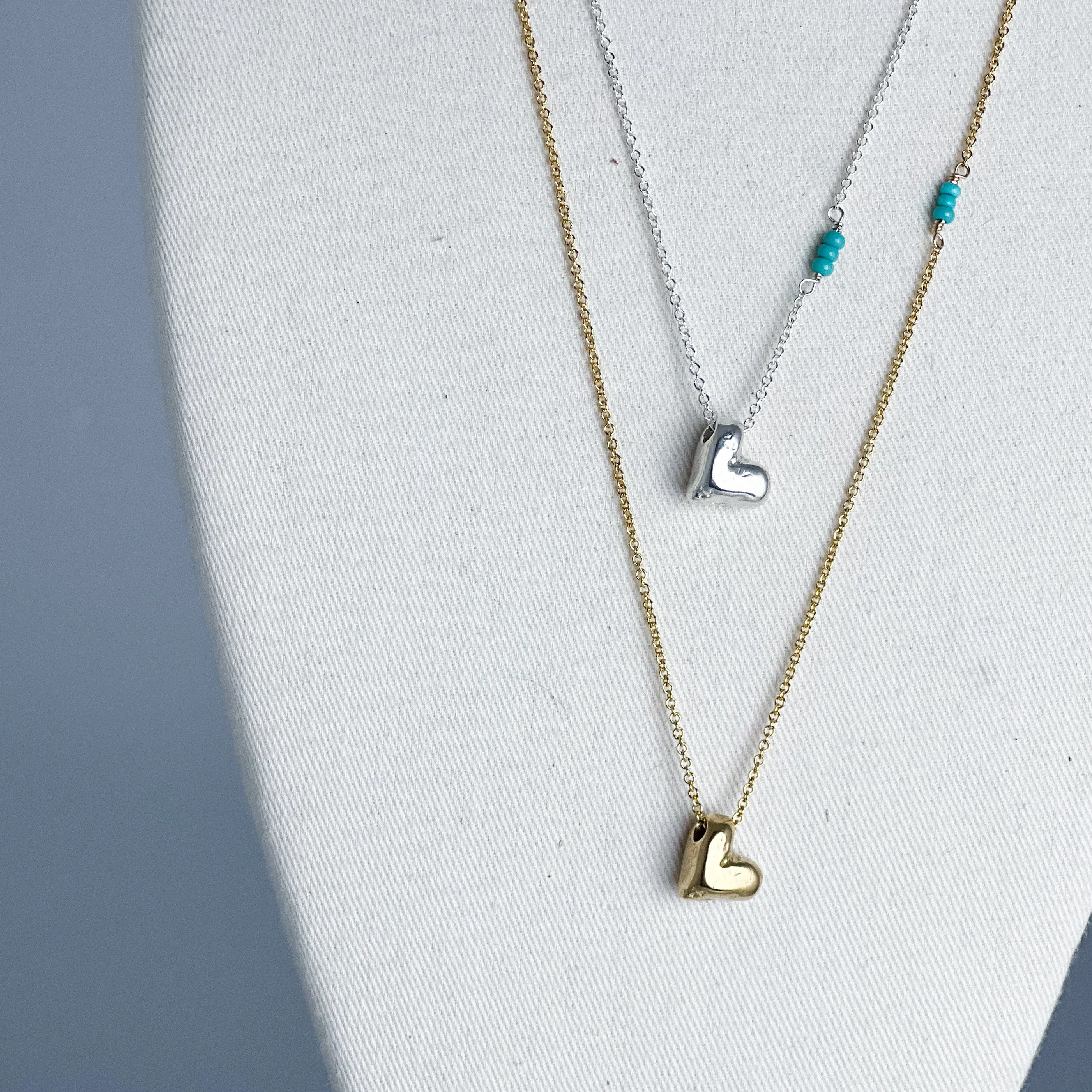Jewelry | Puffy Heart Necklace