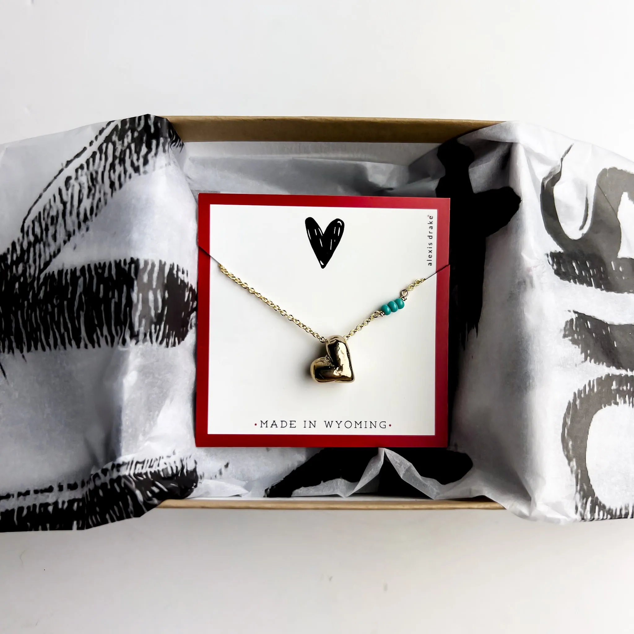 Jewelry | Puffy Heart Necklace