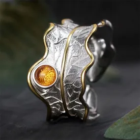 Lotus Real 925 Sterling Silver Ring Natural Tourmaline Gemstones Fine
