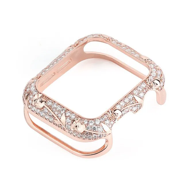 Luxury Diamond Case Apple Watch Series 6 5 Armor Protective Cover