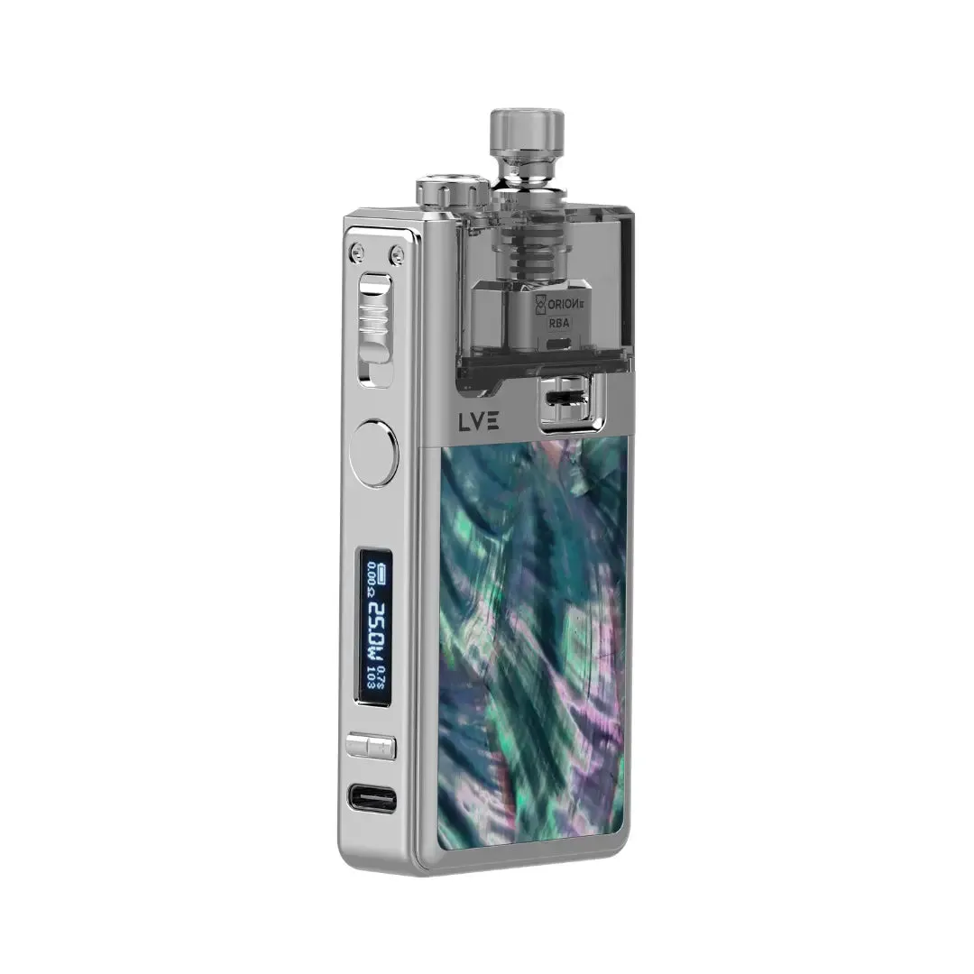 LVE Orion II Pod Vape Kit Abalone RBA Edition