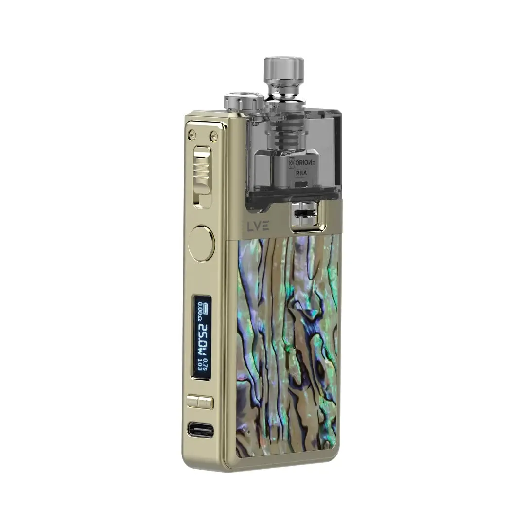 LVE Orion II Pod Vape Kit Abalone RBA Edition