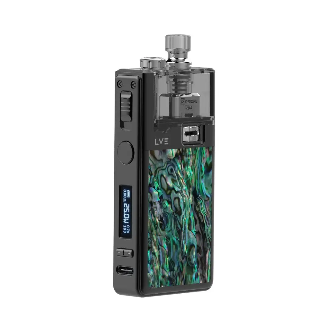 LVE Orion II Pod Vape Kit Abalone RBA Edition