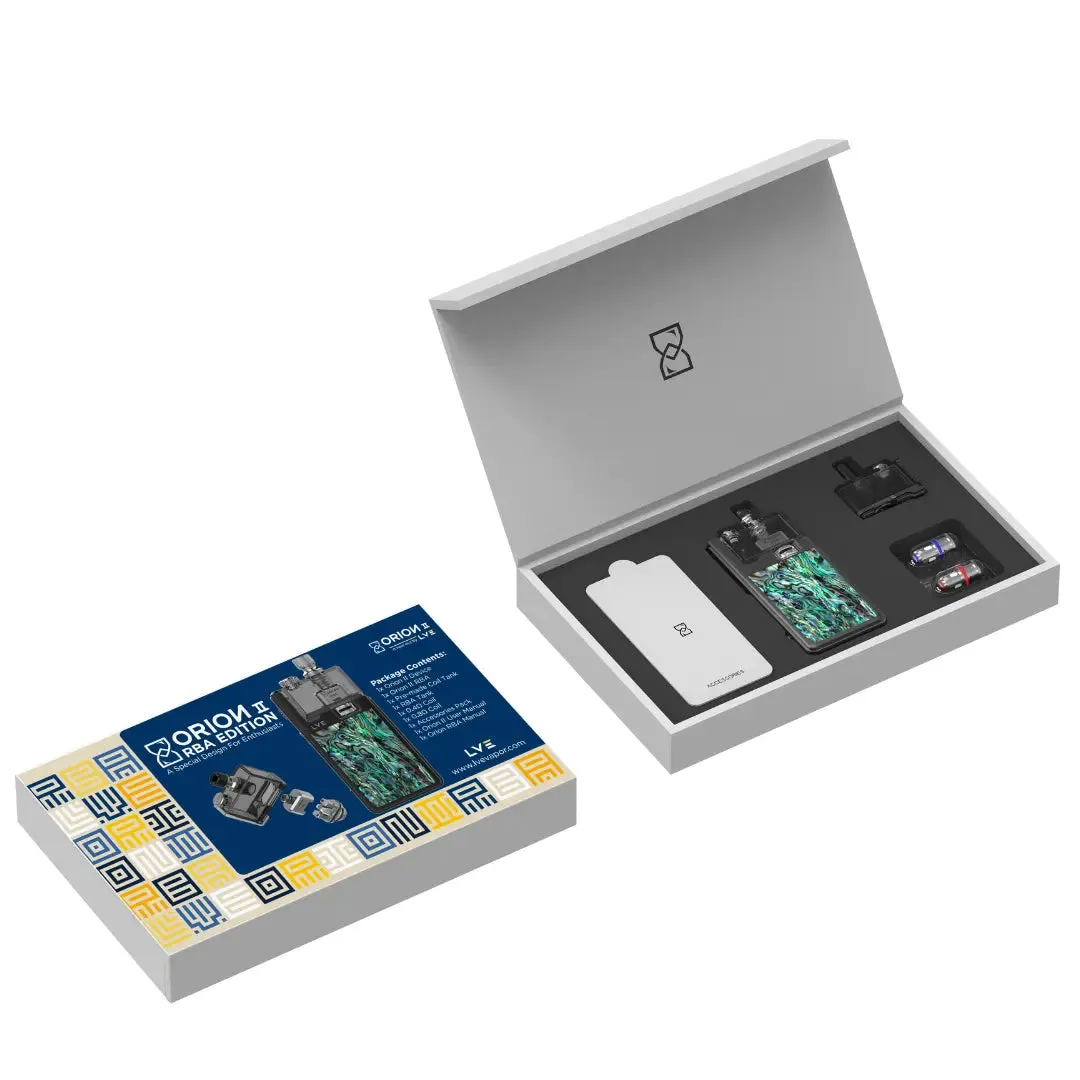 LVE Orion II Pod Vape Kit Abalone RBA Edition