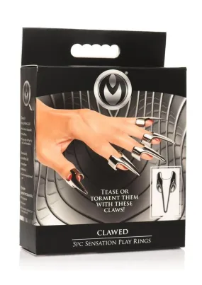 Master Series Clawed Sensation Stainless Steel Play Rings