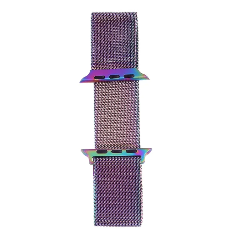 Milanese Loop Magnetic Stainless Steel Watch Band for Apple Watch Series 7 41mm / 6 & SE & 5 & 4 40mm / 3 & 2 & 1 38mm(Colour)