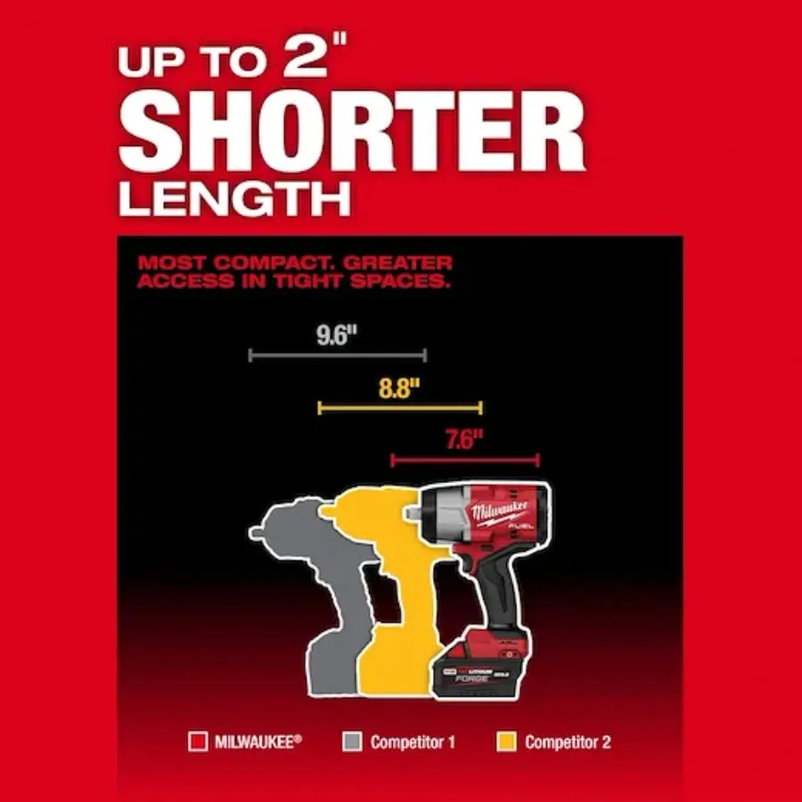 Milwaukee 2967-20 M18 FUEL™ 1/2" High Torque Impact Wrench w/ Friction Ring
