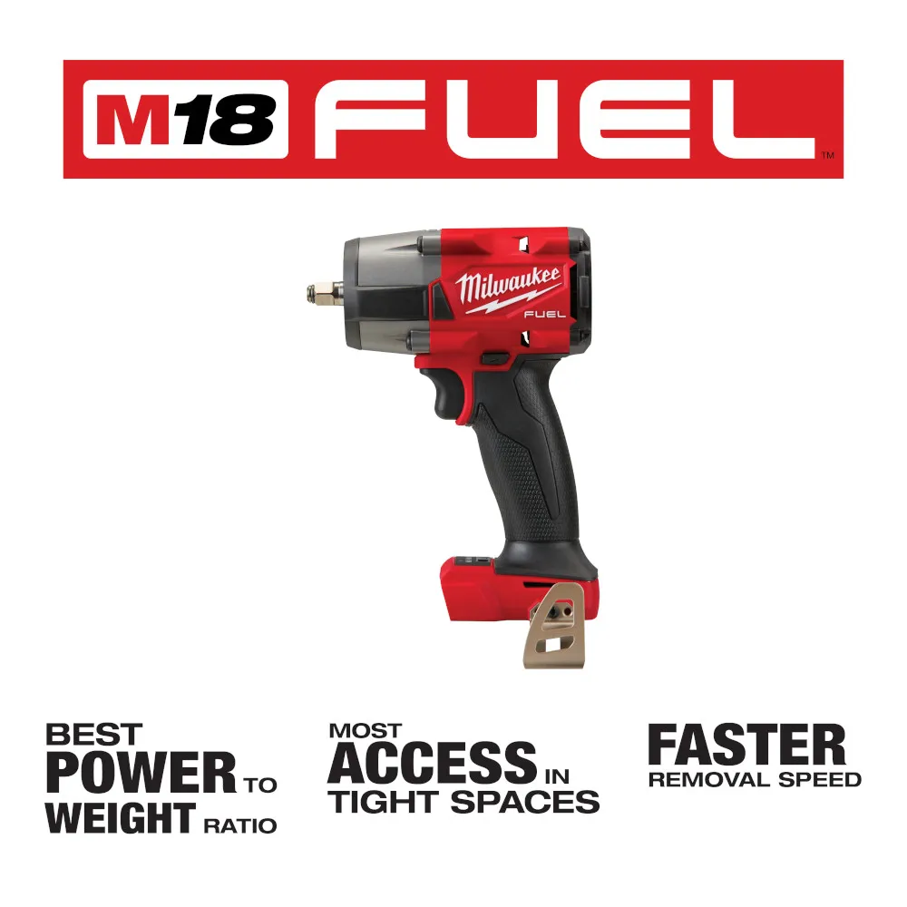 Milwaukee M18 Fuel 3/8" Mid-Torque Impact Wrench with Friction Ring