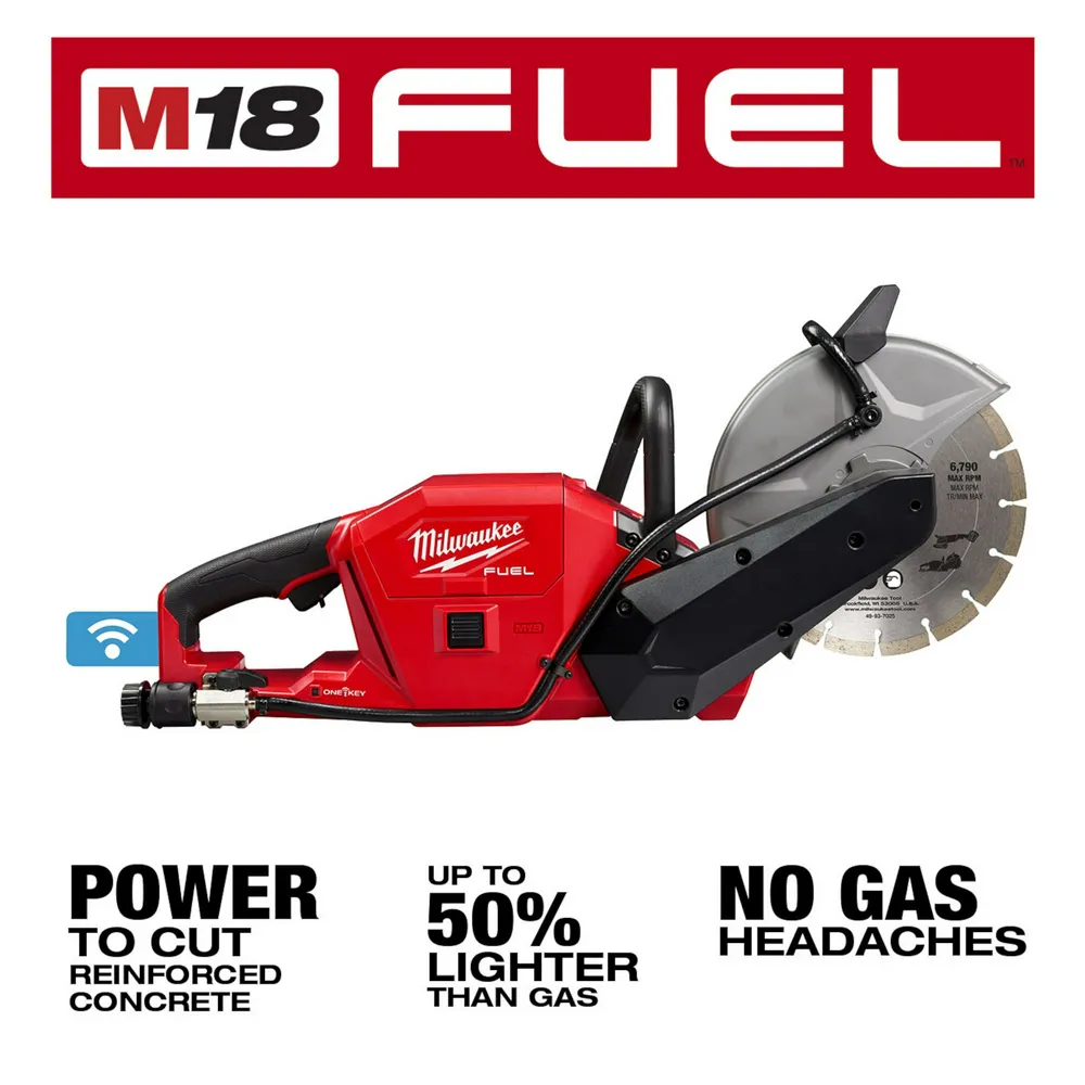 Milwaukee M18 Fuel 9" Cut-Off Saw with One-Key