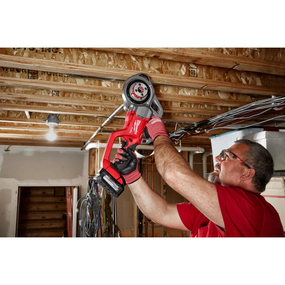 Milwaukee M18 Fuel Compact 1/2"-1-1/4" Alloy NPT Portable Pipe Threading Forged Aluminum Die Head Kit