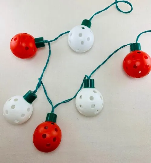 Mini Pickleball Flashing Necklace | Fun Pickleball Gifts