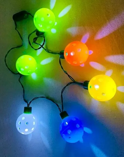 Mini Pickleball Flashing Necklace | Fun Pickleball Gifts