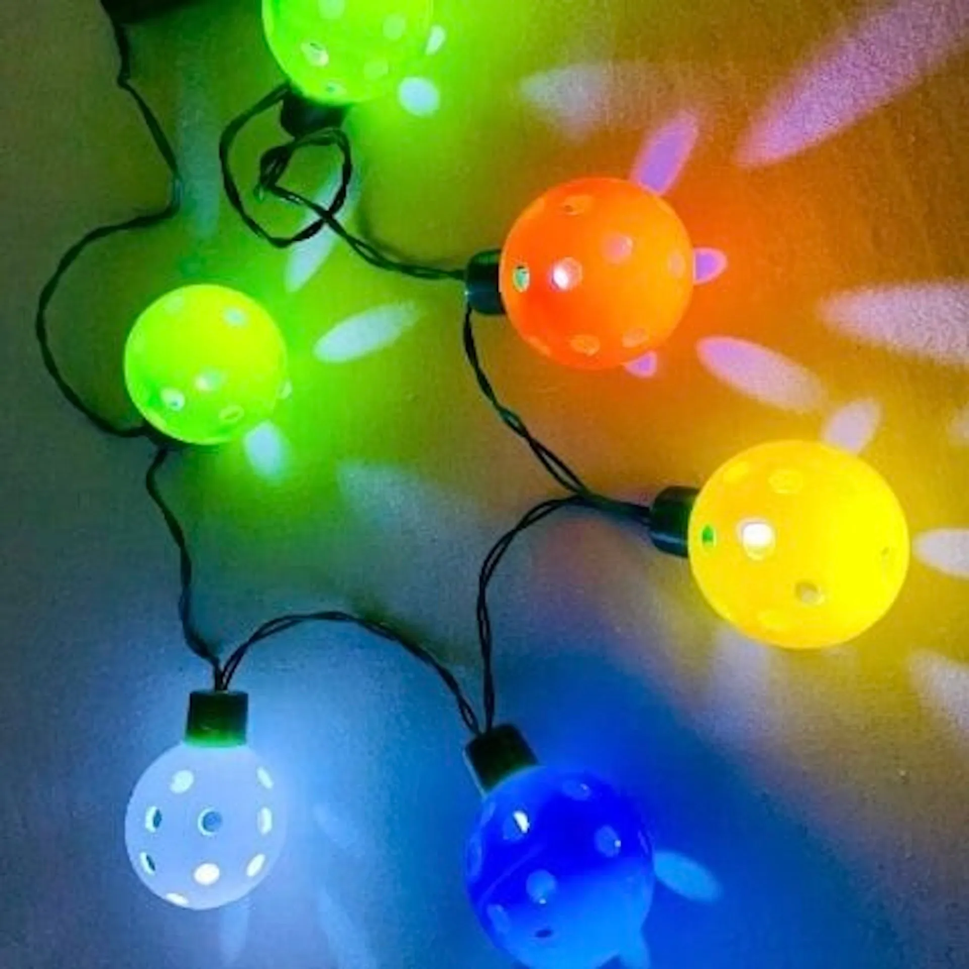 Mini Pickleball Flashing Necklace | Fun Pickleball Gifts