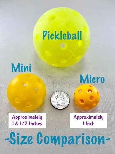 Mini Pickleball Flashing Necklace | Fun Pickleball Gifts