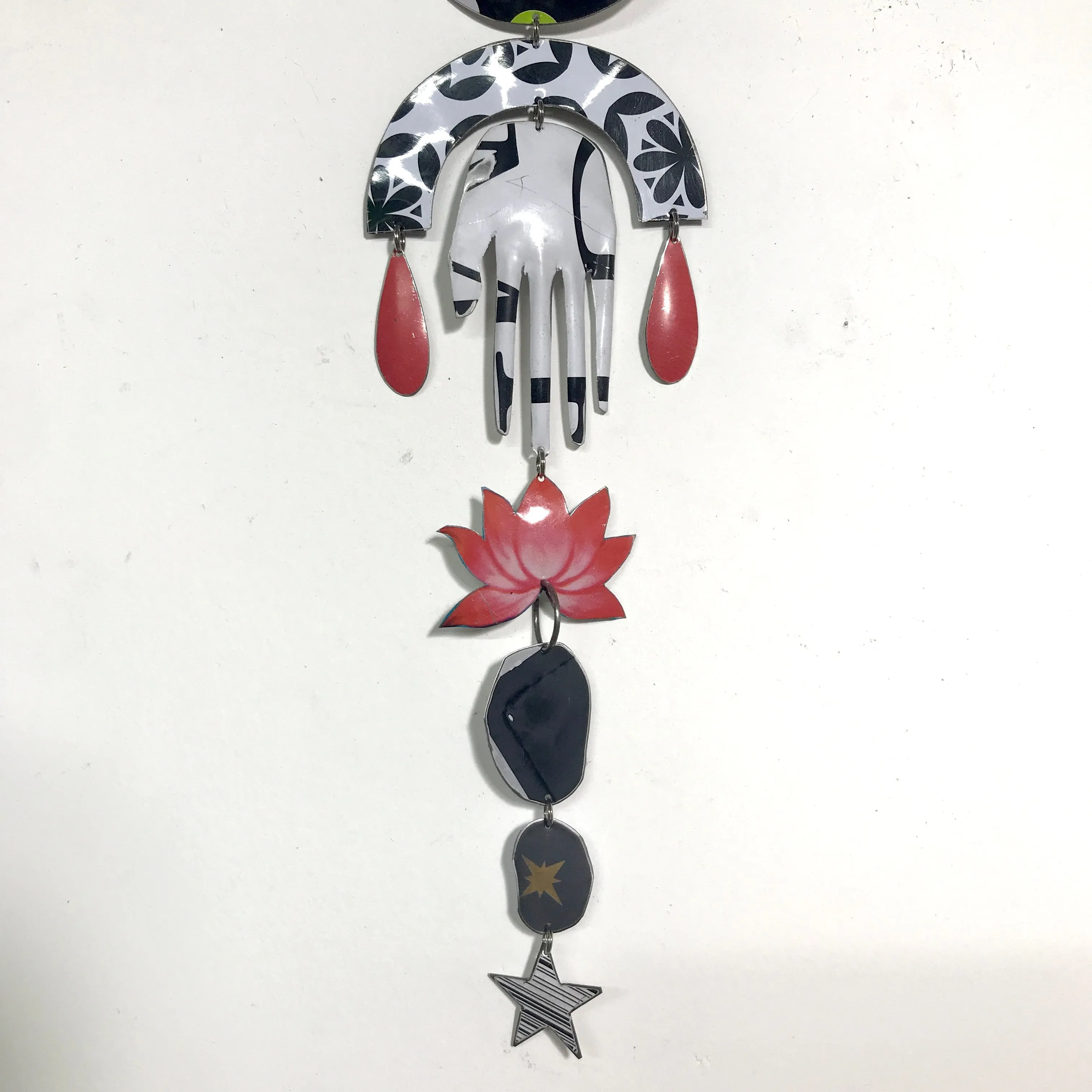 Mixed Black & White Protective Talisman Wall Hanging