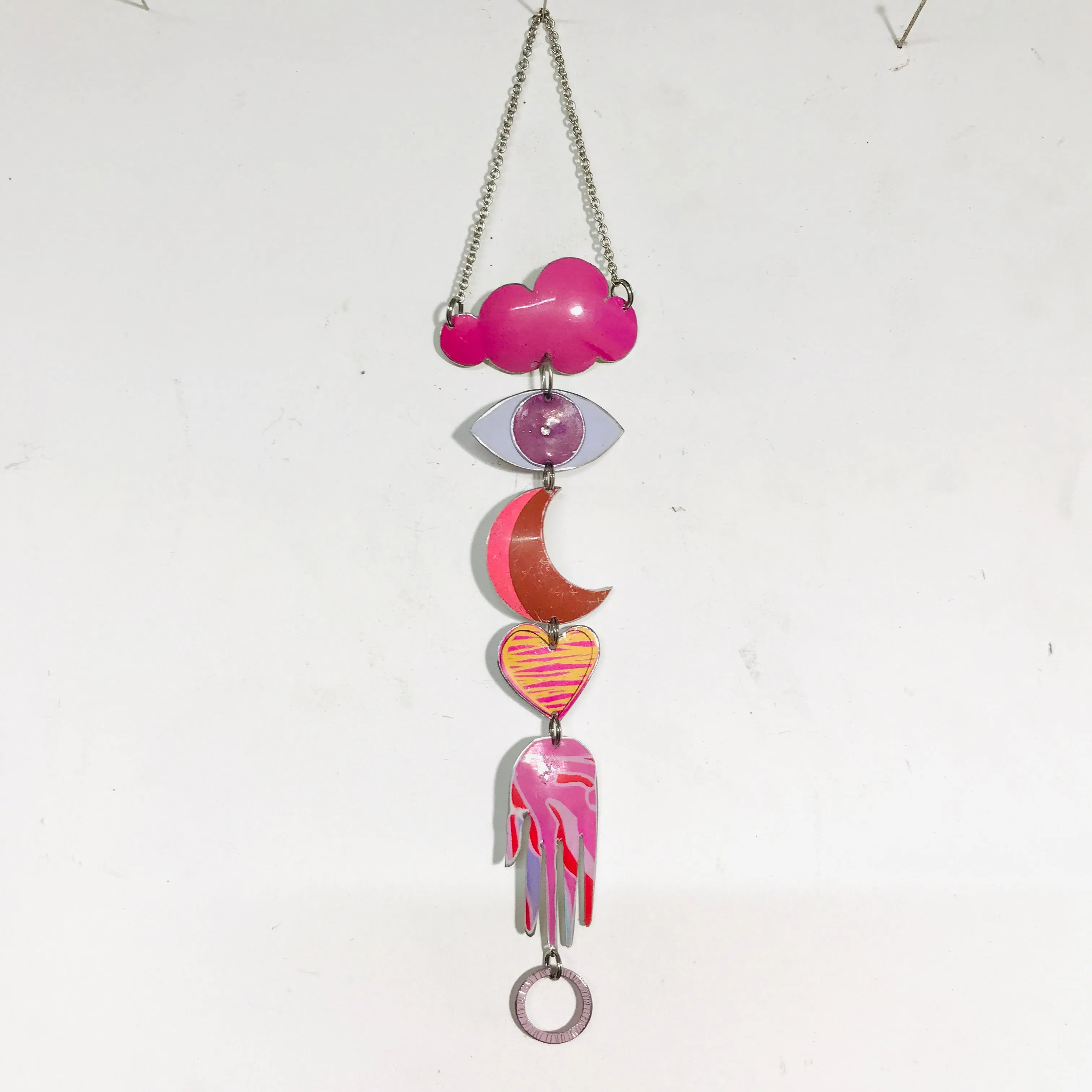 Mixed Pinks Protective Tiny Talisman Wall Hanging