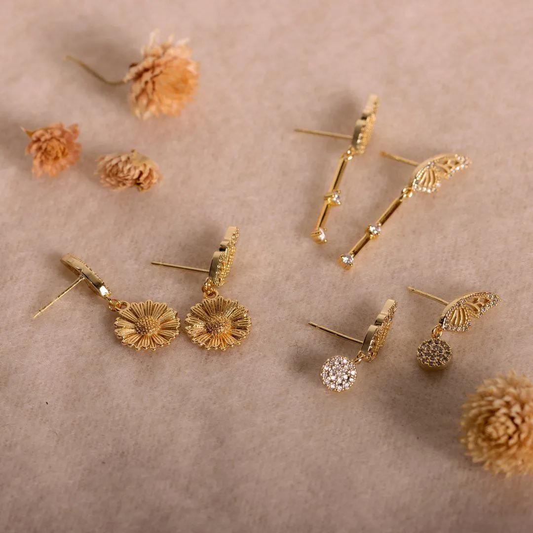 Monarch Bar Earrings