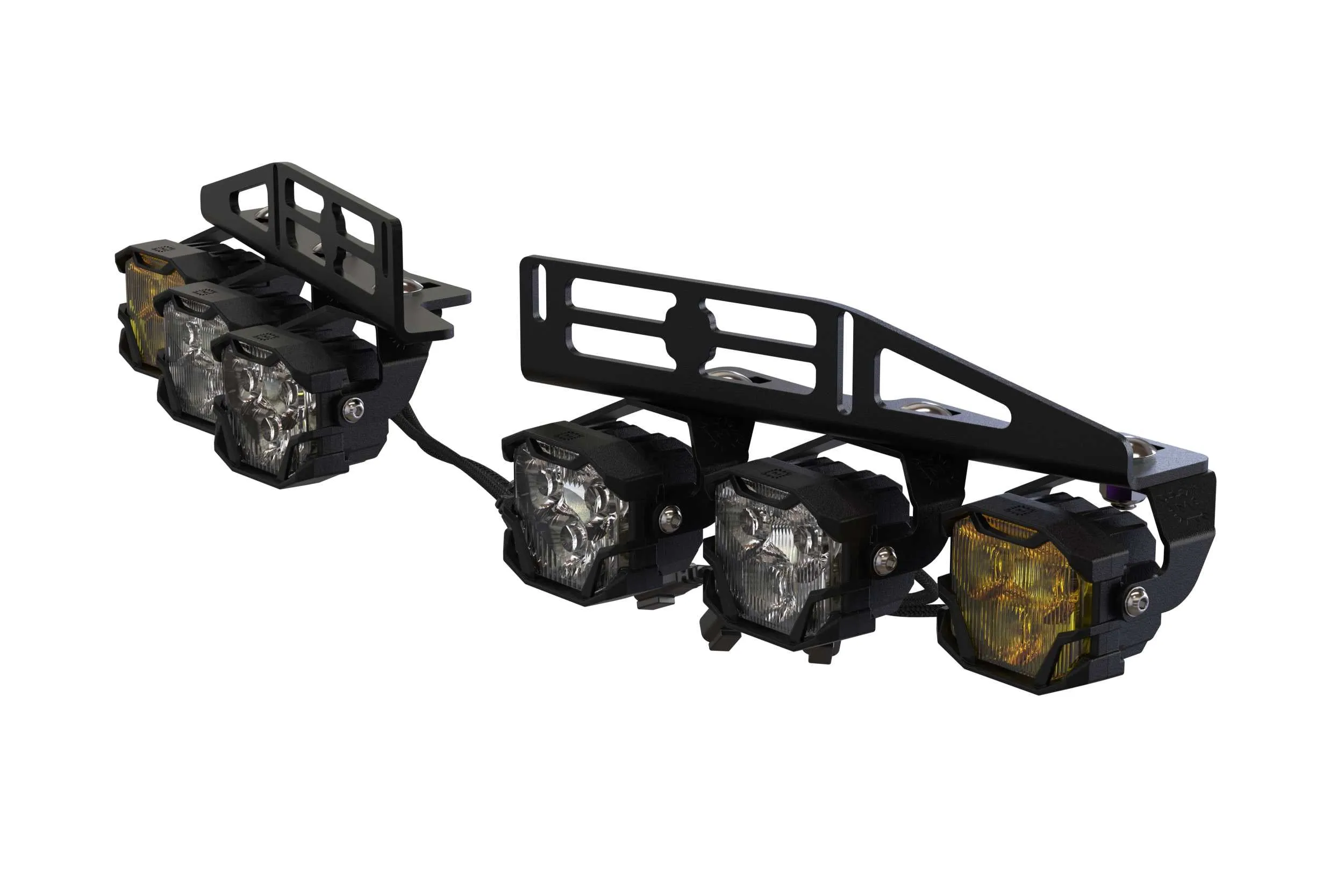 Morimoto 4Banger Fog Light Kit: Fog Brackets / Harness Raptor (6x Lights)