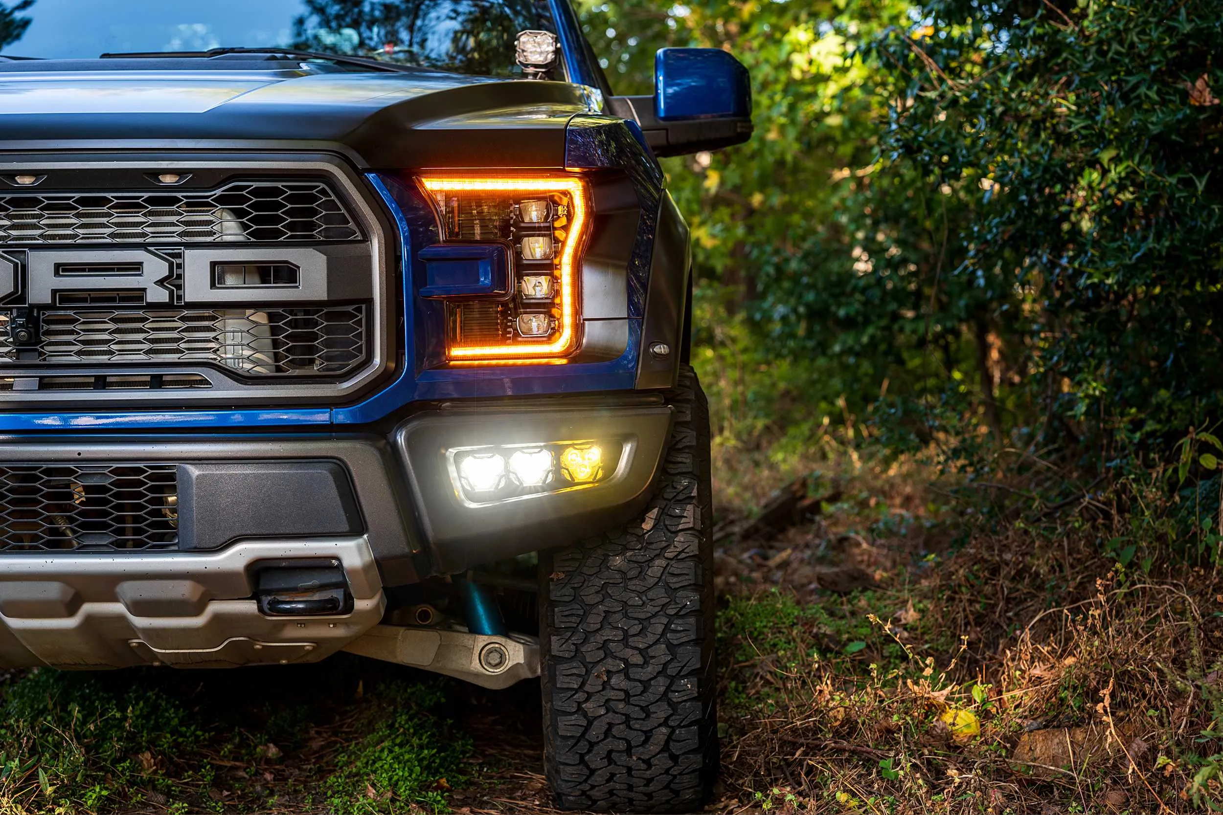 Morimoto 4Banger Fog Light Kit: Fog Brackets / Harness Raptor (6x Lights)