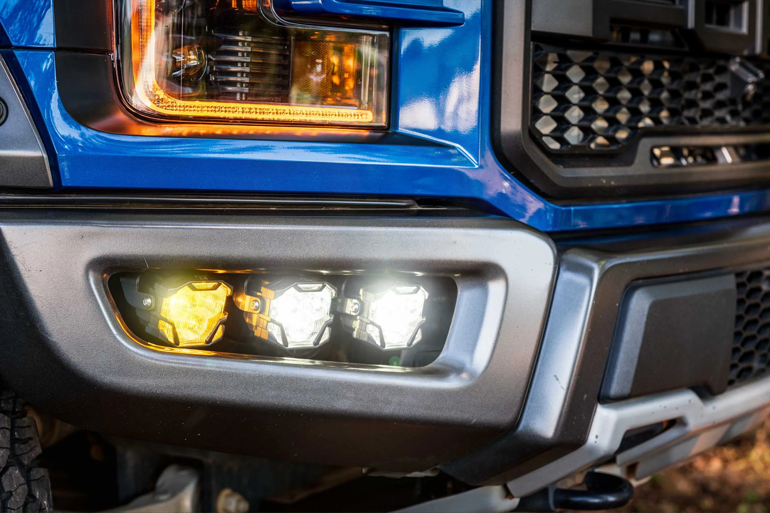 Morimoto 4Banger Fog Light Kit: Fog Brackets / Harness Raptor (6x Lights)