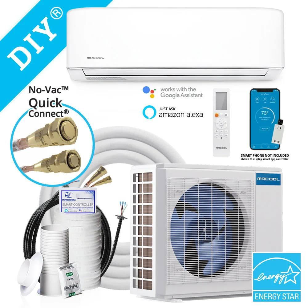 MRCOOL DIY 4th Gen 3-Zone 9K 9K 9K BTU System