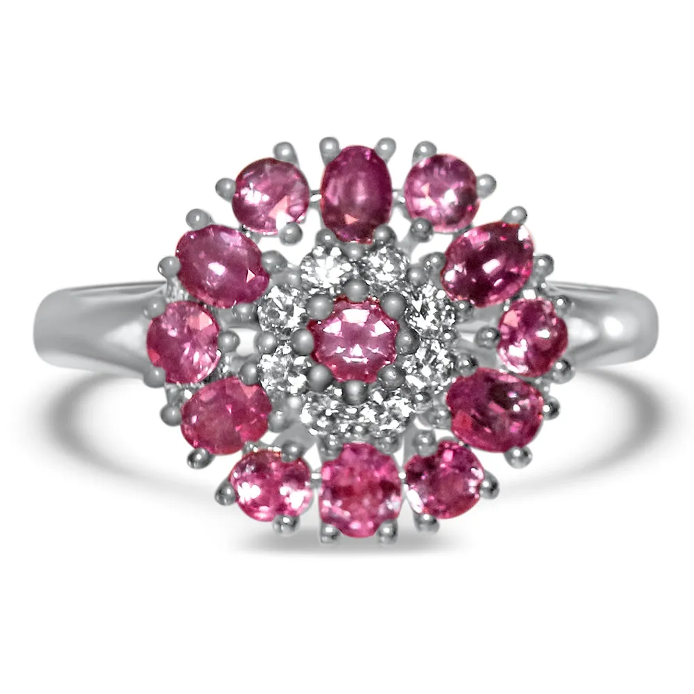 Natural Aurora - 18K White Gold Natural Alexandrite Ring