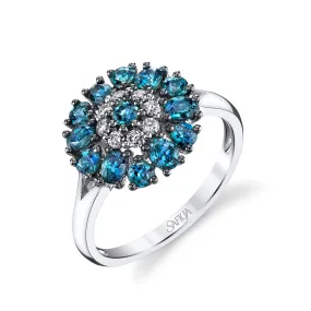 Natural Aurora - 18K White Gold Natural Alexandrite Ring