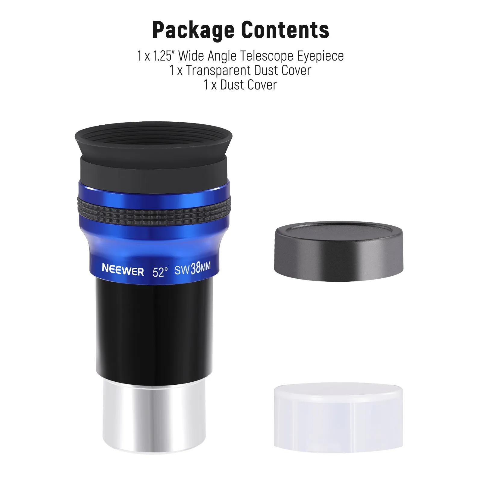 NEEWER LS-T12 1.25" Wide Angle Telescope Eyepiece