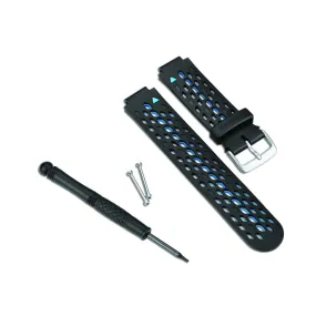 Open Box Garmin Replacement Watch Band - Black / Blue
