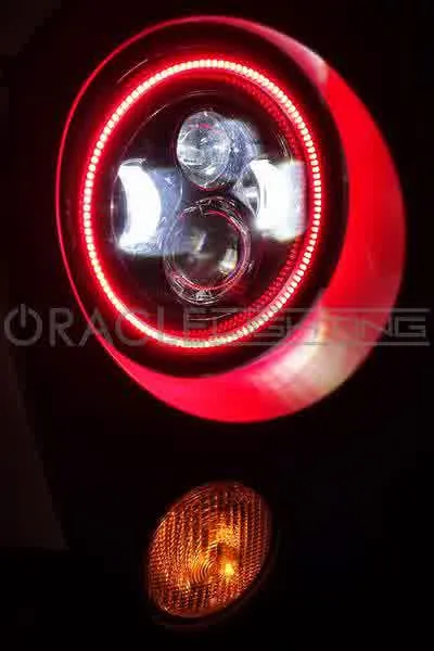 Oracle LED Headlight 7" High Powered [Black Bezel] w/ or w/o Halo