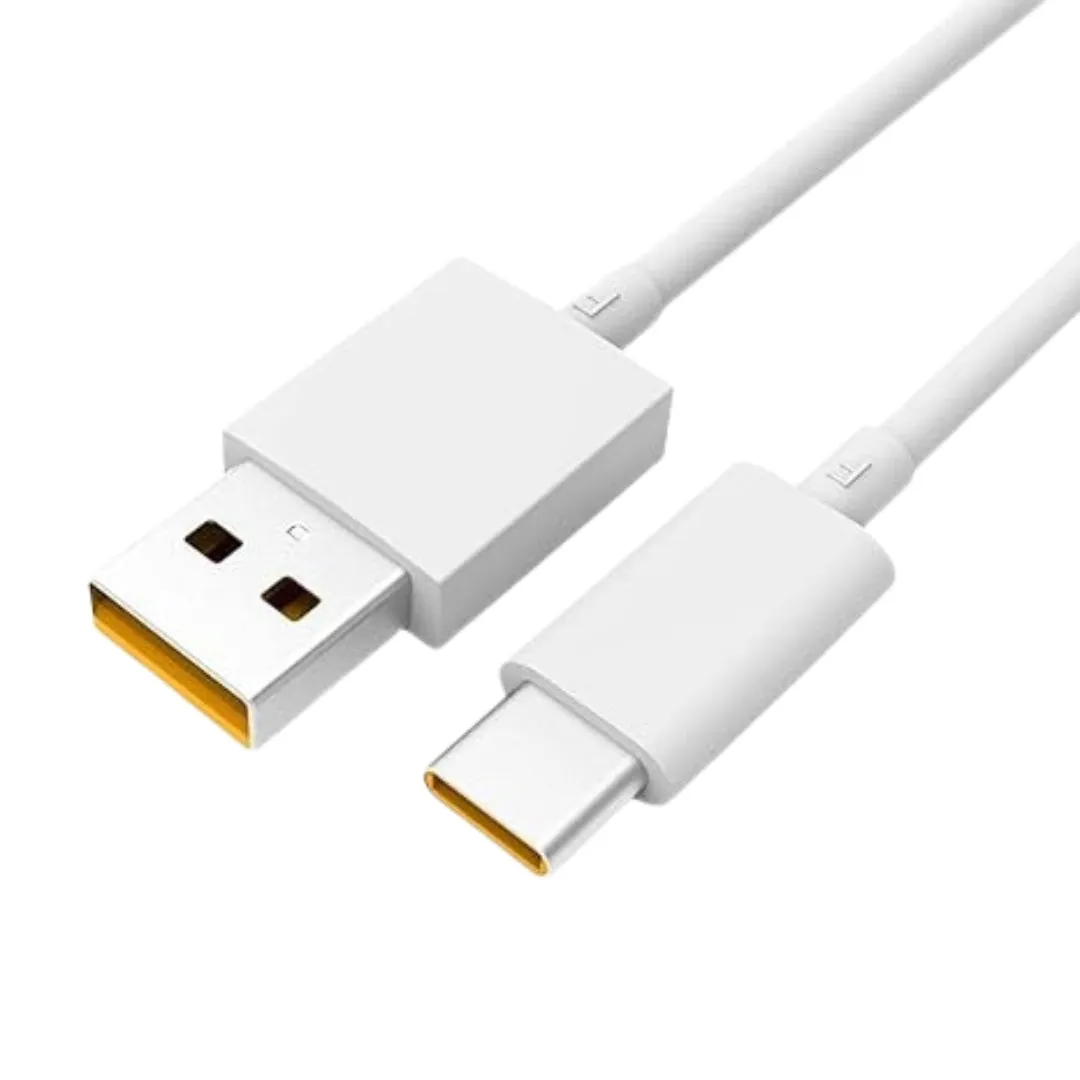 Realme 12 Pro Type-C VOOC Charge And Data Sync Cable 1 Mt White