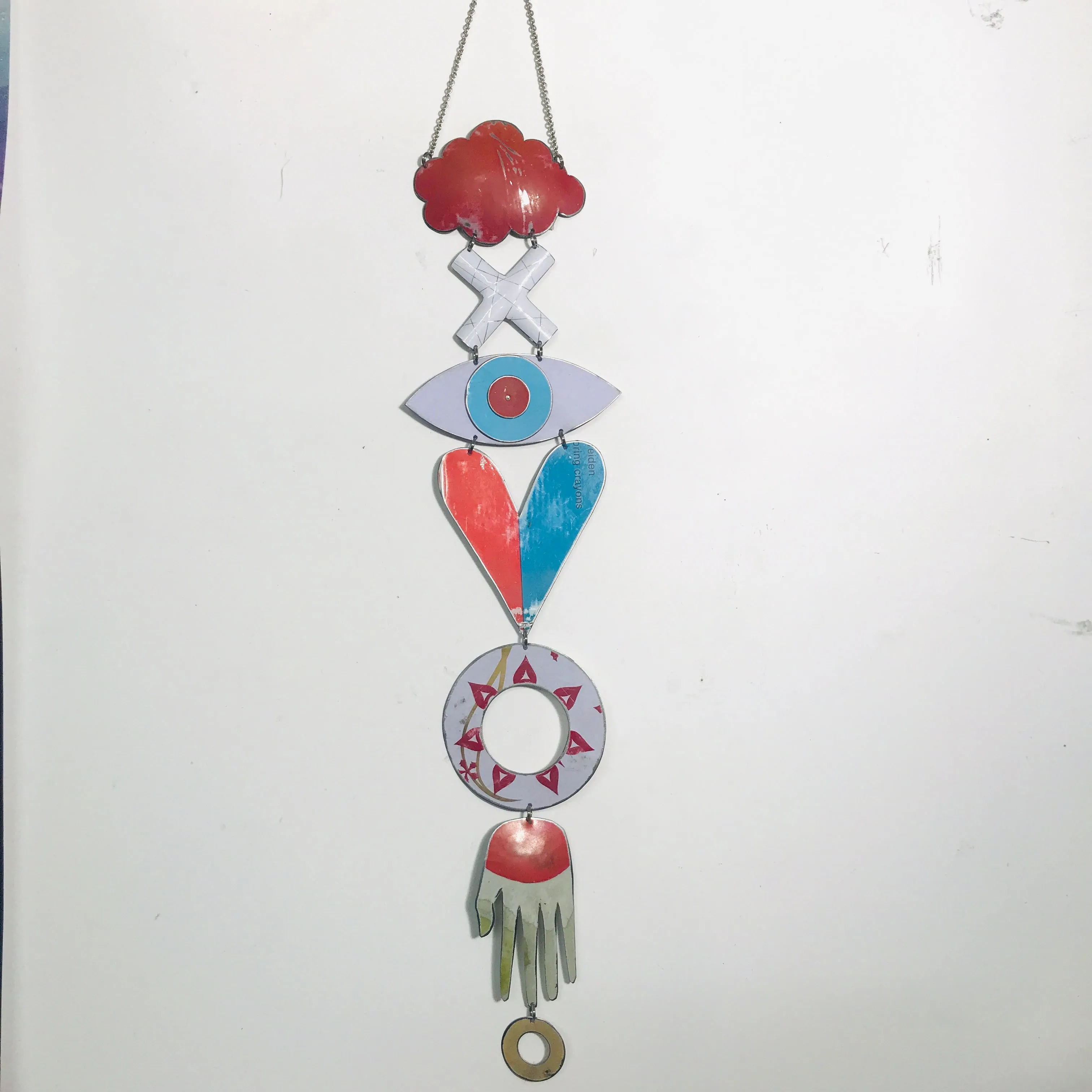 Red Eye Protective Talisman Wall Hanging