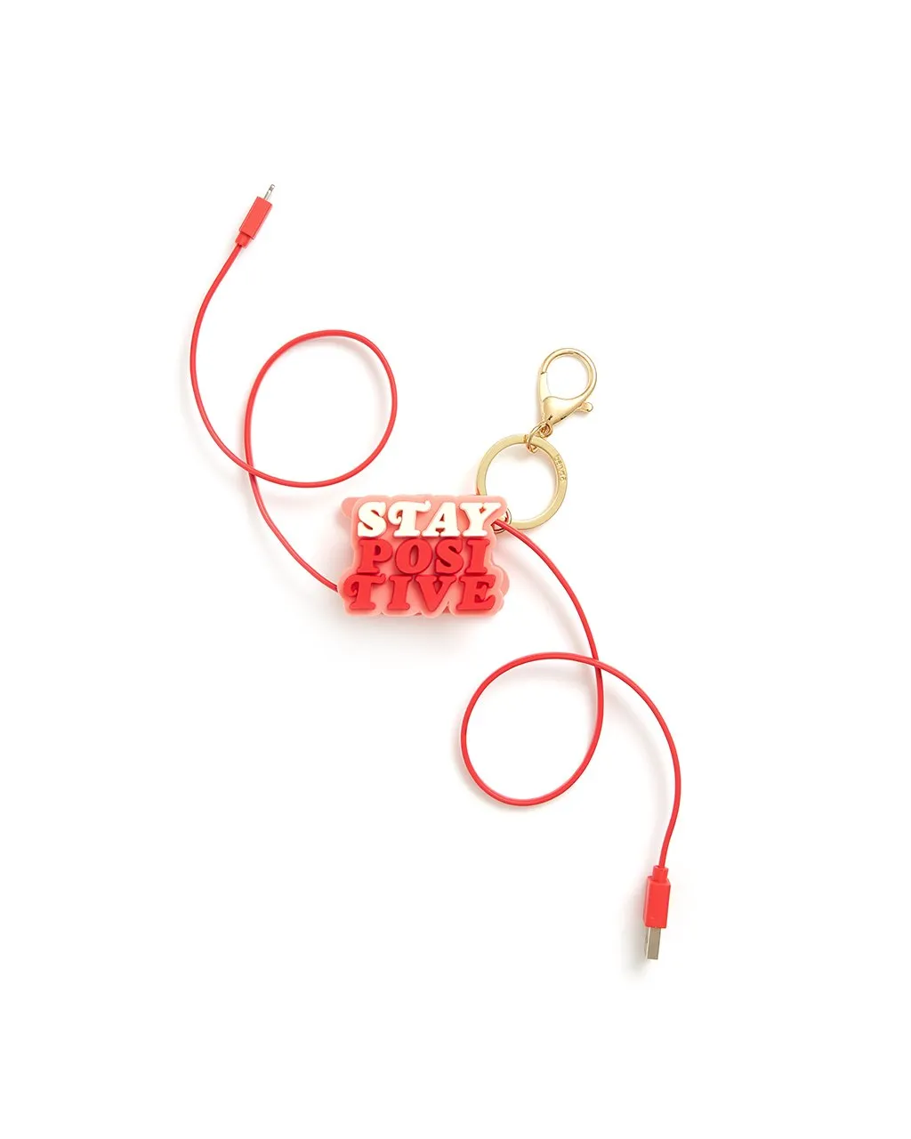 Retractable Charging Cord - Stay Positive
