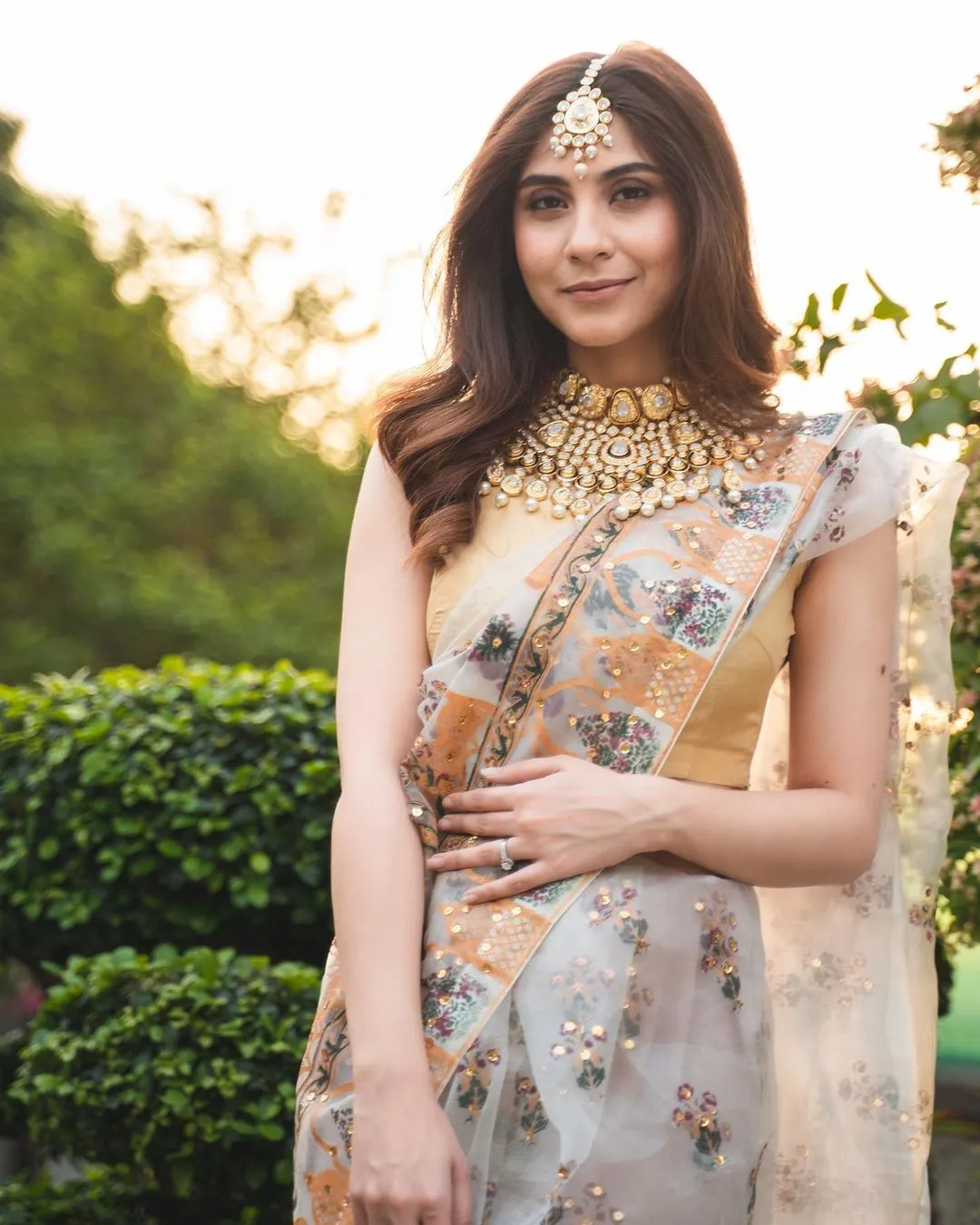 RTW - Luxury Organza: Taj Mahal
