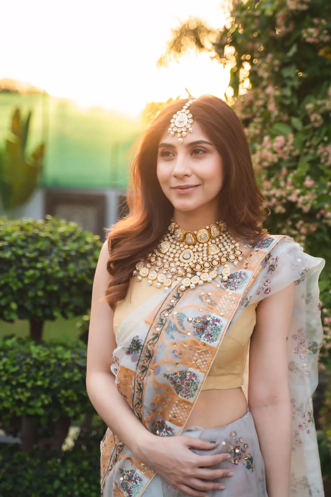 RTW - Luxury Organza: Taj Mahal